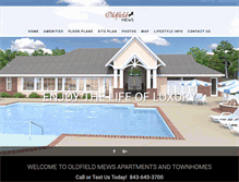 Tablet Screenshot of oldfieldmewsapts.com